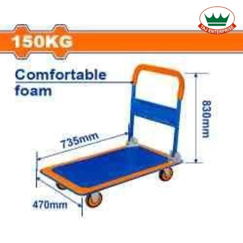 Foldable Platform Hand Truck 150kg Capacity