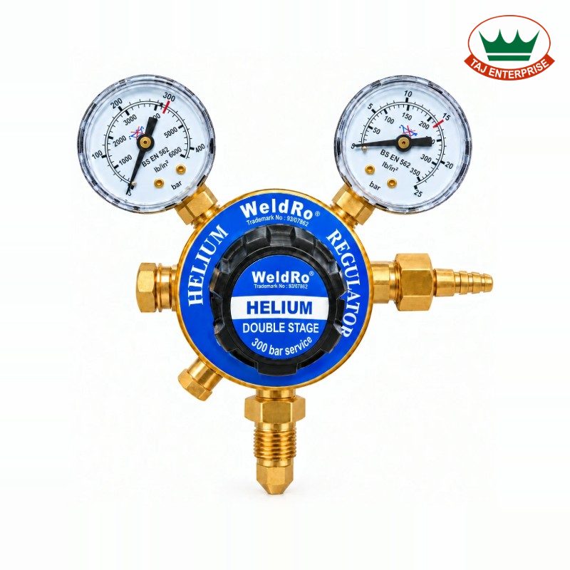 Double Stage Helium Gas Regulator