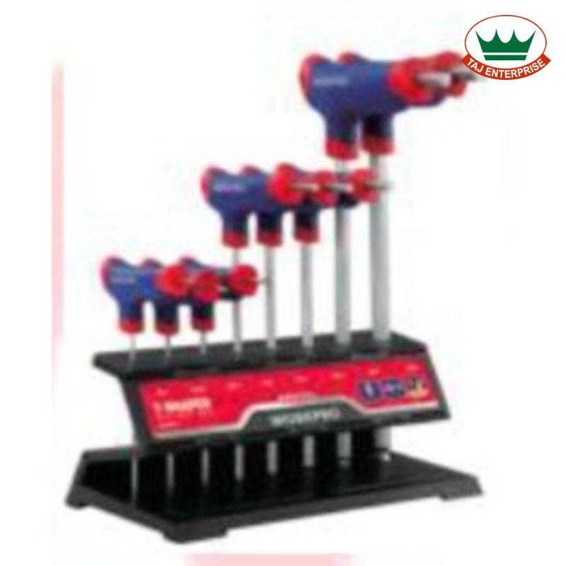 8 Pcs T-Shaped Hex Wrench Set