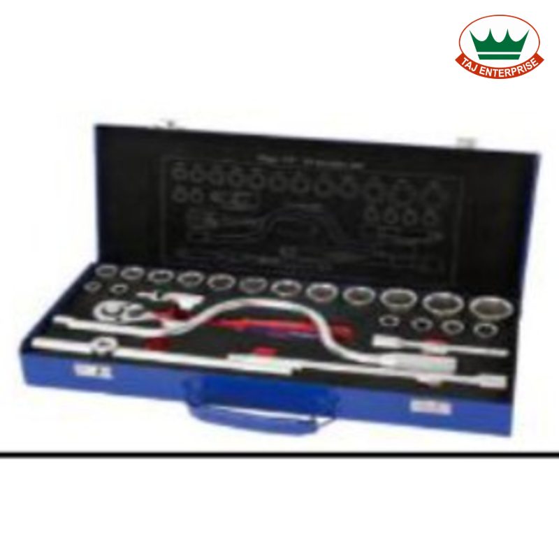 Socket Set 1/2 Drive 10-32mm, 24pc Set