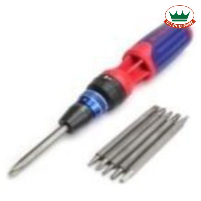 12-in-1 Multi-Bit Ratcheting Screwdriver
