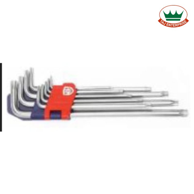 9pc Long Arm Torx Key Set (T10 - T50)