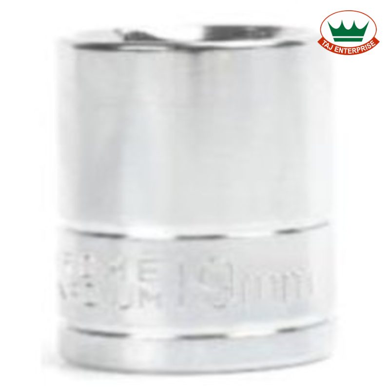 8mm 1/2" Dr. Standard Socket, 6pt